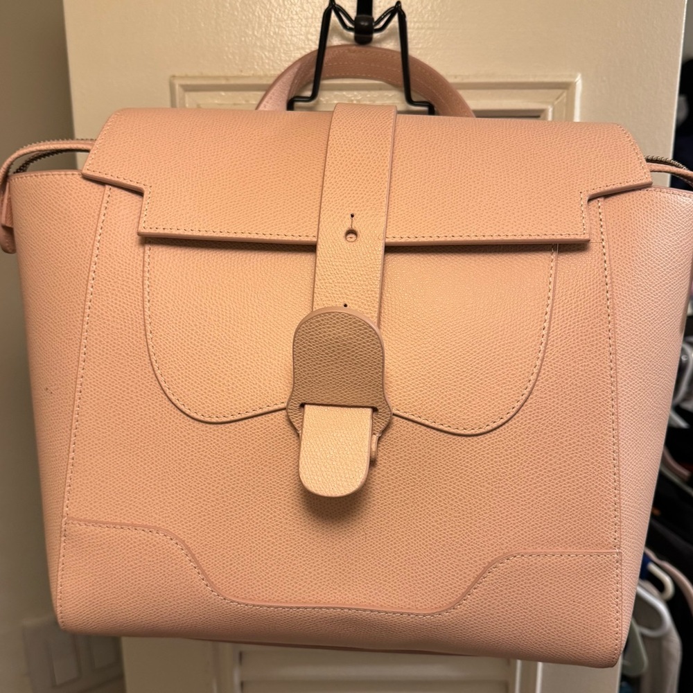 Senreve Midi Maestra Bag in Blush Pink
